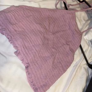 Purple halter top